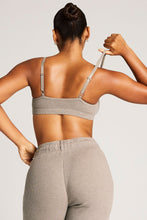Load image into Gallery viewer, Waffle Knit Lounge Bralette in Mink