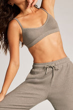 Load image into Gallery viewer, Waffle Knit Lounge Bralette in Mink
