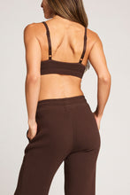 Load image into Gallery viewer, Waffle Knit Lounge Bralette in Espresso