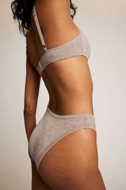 Whipped French Cut Brief in Mink