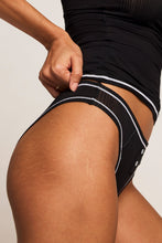 Load image into Gallery viewer, Whipped French Cut Brief in Black + White