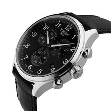 Load image into Gallery viewer, Tissot Chrono XL Classic Black Dial Black Leather Strap Watch For Men - T116.617.16.057.00