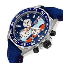 Load image into Gallery viewer, Tag Heuer Formula 1 Gulf Edition Blue Dial Blue Leather Strap Watch for Men - CAZ101N.FC8243