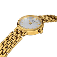 Load image into Gallery viewer, Tissot T Lady Lovely Silver Dial Gold Steel Strap Watch For Women - T058.009.33.031.00