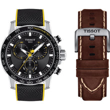 Load image into Gallery viewer, Tissot T Sport Supersport Chrono Tour De France Black Dial Black Nylon Strap Watch for Men - T125.617.17.051.00