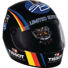 Load image into Gallery viewer, Tissot T Race Chronograph Stefan Bradl Special Edition Black Dial Black Rubber Strap Watch for Men - T092.417.27.057.02