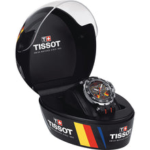 Load image into Gallery viewer, Tissot T Race Chronograph Stefan Bradl Special Edition Black Dial Black Rubber Strap Watch for Men - T092.417.27.057.02