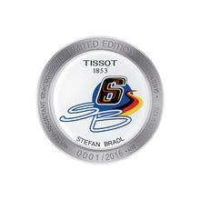 Load image into Gallery viewer, Tissot T Race Chronograph Stefan Bradl Special Edition Black Dial Black Rubber Strap Watch for Men - T092.417.27.057.02