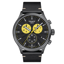 Load image into Gallery viewer, Tissot Chrono XL Tour De France Special Edition Black Dial Black Leather Strap Watch for Men - T116.617.36.051.11