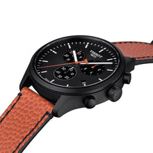 Load image into Gallery viewer, Tissot Chrono XL NBA Special Edition Black Dial Brown Leather Strap Watch for Men - T116.617.36.051.12