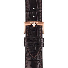 Load image into Gallery viewer, Tissot Chrono XL Black Dial Brown Leather Strap Watch For Men - T116.617.36.057.01