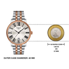 Load image into Gallery viewer, Tissot Carson Premium White Dial Two Tone Steel Strap Watch For Men - T122.410.22.033.00
