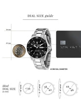 Load image into Gallery viewer, Maserati Competizione Automatic Black Dial Silver Steel Strap Watch For Men - R8823100002