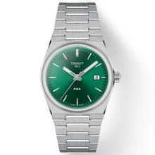 Load image into Gallery viewer, Tissot PRX Quartz Green Dial Steel Silver Steel Strap Watch for Men - T137.410.11.081.00