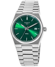 Load image into Gallery viewer, Tissot PRX Quartz Green Dial Steel Silver Steel Strap Watch for Men - T137.410.11.081.00