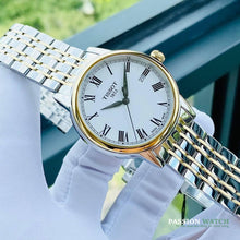 Load image into Gallery viewer, Tissot T Classic Carson Quartz White Dial Two Tone Steel Strap Watch for Men - T085.410.22.013.00