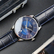 Load image into Gallery viewer, Tissot Chemin Des Tourelles Powermatic 80 Blue Dial Blue Leather Strap Watch for Men - T099.407.16.048.00