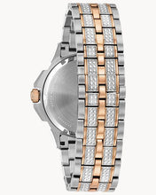 Load image into Gallery viewer, Bulova Octova Crystal Silver Dial Two Tone Steel Strap Watch for Men - 98C133