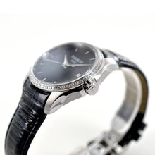 Load image into Gallery viewer, Tissot T Trend Couturier Diamonds Black Dial Black Leather Strap Watch for Women - T035.210.66.051.00