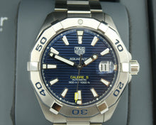 Load image into Gallery viewer, Tag Heuer Aquaracer Automatic Blue Dial Silver Steel Strap Watch for Men - WBD2112.BA0928