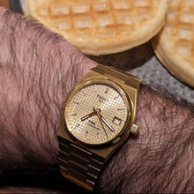 Load image into Gallery viewer, Tissot PRX Powermatic 80 Gold Dial Gold Steel Strap Watch for Men - T137.207.33.021.00