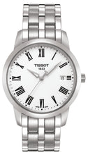 Load image into Gallery viewer, Tissot T Classic Dream White Dial Silver Steel Strap Watch for Men - T033.410.11.013.01