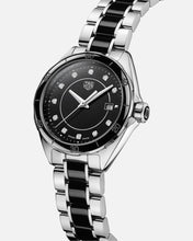 Load image into Gallery viewer, Tag Heuer Formula 1 Diamonds Black Dial Two Tone Steel Strap Watch for Women - WBJ141AB.BA0973
