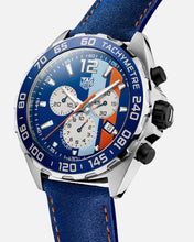 Load image into Gallery viewer, Tag Heuer Formula 1 Gulf Edition Blue Dial Blue Leather Strap Watch for Men - CAZ101N.FC8243