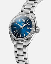 Load image into Gallery viewer, Tag Heuer Formula 1 Diamonds Blue Dial Silver Steel Strap Watch for Women - WBJ1416.BA0664