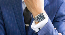 Load image into Gallery viewer, Seiko Prospex Sea Automatic Diver Green Dial Silver Steel Strap Watch For Men - SPB187J1