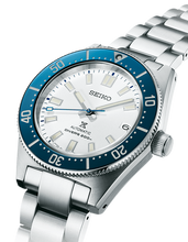 Load image into Gallery viewer, Seiko Prospex Diver 140th Anniversary Limited Edition White Dial Silver Steel Strap Watch For Men - SPB213J1