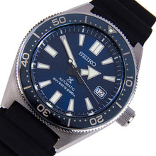 Load image into Gallery viewer, Seiko Prospex Analogue Automatic Diver Blue Dial Black Rubber Strap Watch For Men - SPB053J1