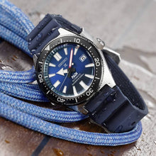 Load image into Gallery viewer, Seiko Prospex PADI Special Edition Divers 200M Blue Dial Blue Rubber Strap Watch For Men - SPB071J1