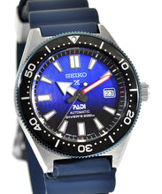 Load image into Gallery viewer, Seiko Prospex PADI Special Edition Divers 200M Blue Dial Blue Rubber Strap Watch For Men - SPB071J1