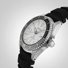 Load image into Gallery viewer, Seiko Shogun Prospex Titanium Divers Automatic White Dial Black Rubber Strap Watch For Men - SPB191J1