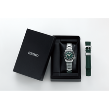 Load image into Gallery viewer, Seiko Prospex 140th Anniversary Limited Divers Green Dial Silver Steel Strap Watch For Men - SPB207J1