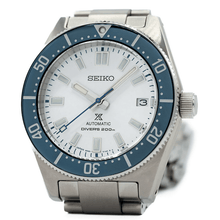 Load image into Gallery viewer, Seiko Prospex Diver 140th Anniversary Limited Edition White Dial Silver Steel Strap Watch For Men - SPB213J1
