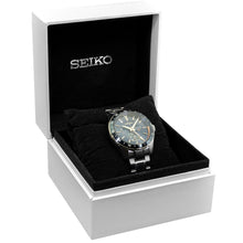 Load image into Gallery viewer, Seiko Presage Sharp Edged Series GMT Green Dial Silver Steel Strap Watch For Men - SPB219J1
