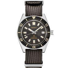 Load image into Gallery viewer, Seiko Prospex 1965 Diver’s Re-Interpretation Automatic Black Dial Brown NATO Strap Watch For Men - SPB239J1