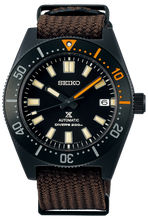 Load image into Gallery viewer, Seiko Prospex Black Series 1965 Limited Edition Black Dial Brown NATO Strap Watch For Men - SPB253J1