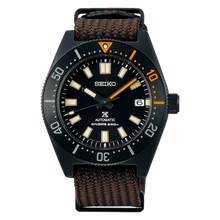 Load image into Gallery viewer, Seiko Prospex Black Series 1965 Limited Edition Black Dial Brown NATO Strap Watch For Men - SPB253J1