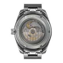 Load image into Gallery viewer, Seiko Presage Sharp Edged Series Automatic GMT Champagne Dial Silver Steel Strap Watch For Men - SPB273J1