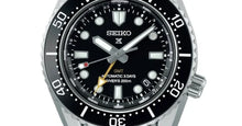 Load image into Gallery viewer, Seiko Prosprex Dark Depths GMT Automatic Black Dial Silver Steel Strap Watch For Men - SPB383J1