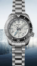 Load image into Gallery viewer, Seiko Prospex Sea Arctic Ocean GMT Limited Edition Silver Dial Silver Steel Strap Watch For Men - SPB439J1