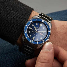 Load image into Gallery viewer, Seiko 5 Sports Automatic Analog Blue Dial Silver Steel Strap Watch For Men - SRPD51K1