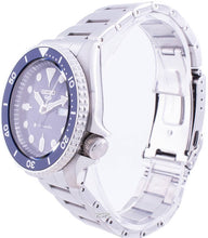 Load image into Gallery viewer, Seiko 5 Sports Automatic Analog Blue Dial Silver Steel Strap Watch For Men - SRPD51K1