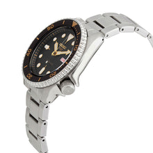 Load image into Gallery viewer, Seiko 5 Sports Automatic Black Dial Silver Steel Strap Watch For Men - SRPD57K1