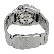 Load image into Gallery viewer, Seiko 5 Sports Automatic Black Dial Silver Steel Strap Watch For Men - SRPD57K1