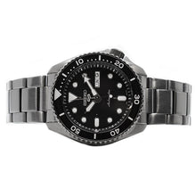 Load image into Gallery viewer, Seiko 5 Sports Automatic Black Dial Black Steel Strap Watch For Men - SRPD65K1