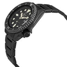 Load image into Gallery viewer, Seiko 5 Sports Automatic Black Dial Black Steel Strap Watch For Men - SRPD65K1